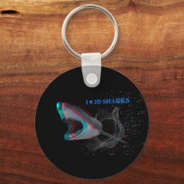 Chaveiro I Coração de Tubarões 3D