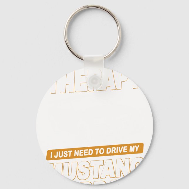 Chaveiro I DON'T NEED THERAPY Ford Mustang 2000 Svt Cobra R (Frente)
