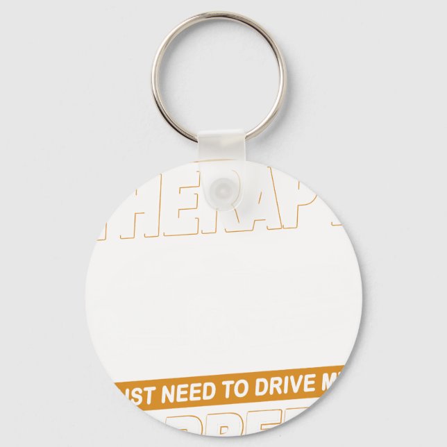 Chaveiro I DON'T NEED THERAPY Porsche Carrera 1984 (Frente)