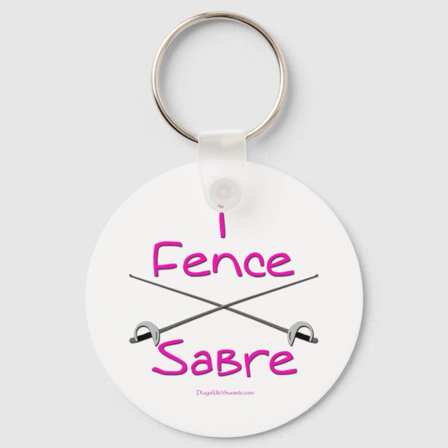 Chaveiro i Fence Saber (PINK) (Frente)
