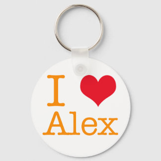 Chaveiro I Heart Alex