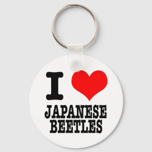 CHAVEIRO I HEART (AMOR) BEETLES JAPONESES