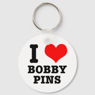 CHAVEIRO I HEART (AMOR) BOBBY PINS