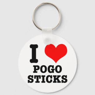 CHAVEIRO I HEART (AMOR) POGO STICKS