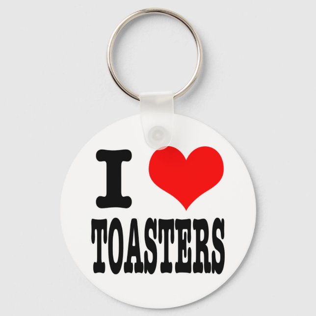 CHAVEIRO I HEART (AMOR) TOASTRES (Frente)