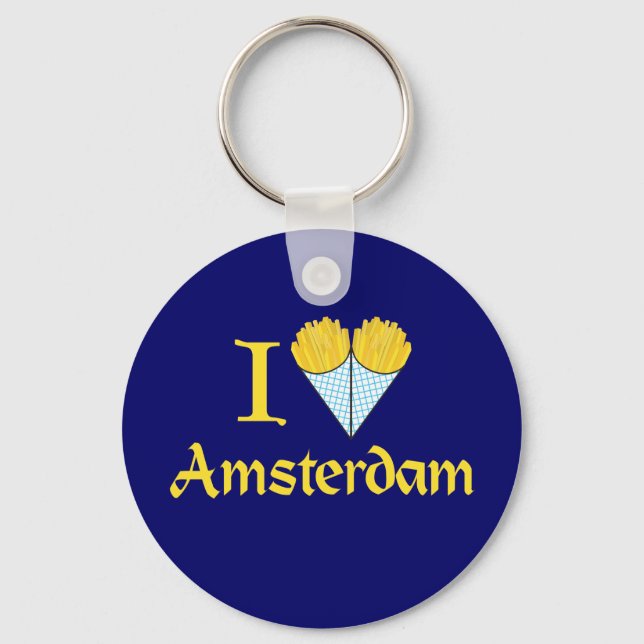Chaveiro I Heart Amsterdam (Frente)