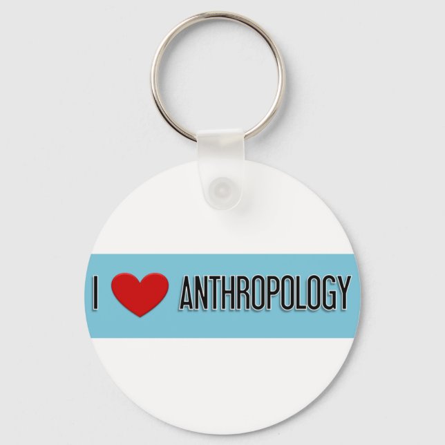 Chaveiro I heart Anthropology (Frente)