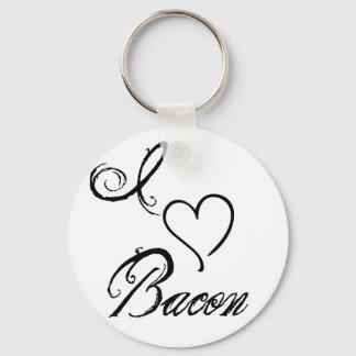 Chaveiro I Heart Bacon