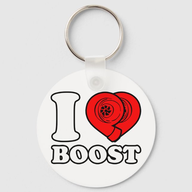 Chaveiro I Heart Boost (Frente)