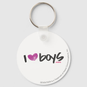 Chaveiro I Heart Boys Purple