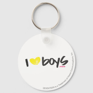 Chaveiro I Heart Boys Yellow