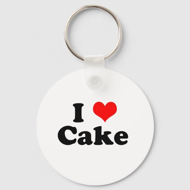 Chaveiro I Heart Cake (Frente)