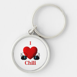 Chaveiro I Heart Chili