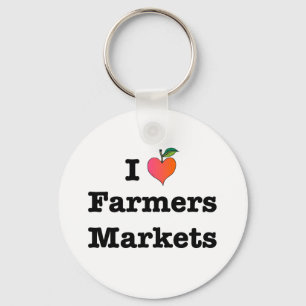 Chaveiro I Heart Farmers Markets