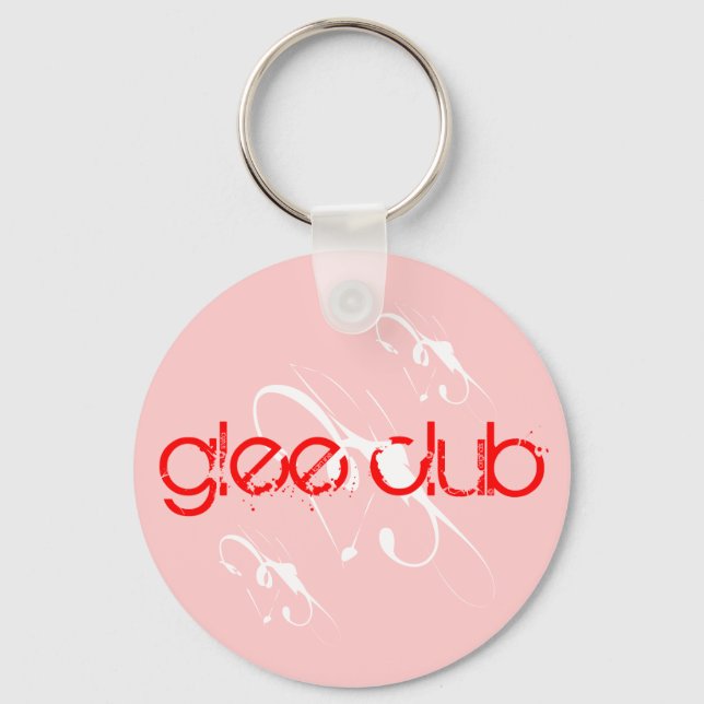 Chaveiro I Heart Glee Club - Cadeia de Chave Personalizada  (Frente)