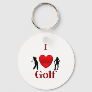 Chaveiro I Heart Golf