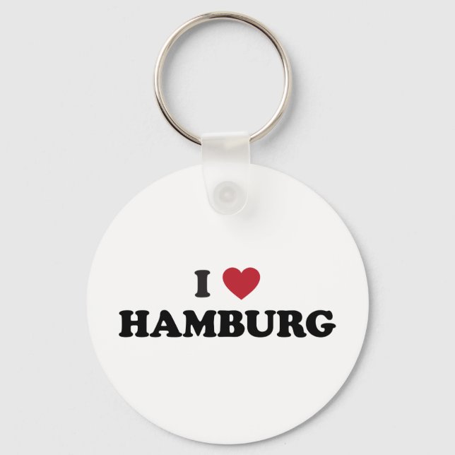 Chaveiro i Heart Hamburg Alemanha (Frente)