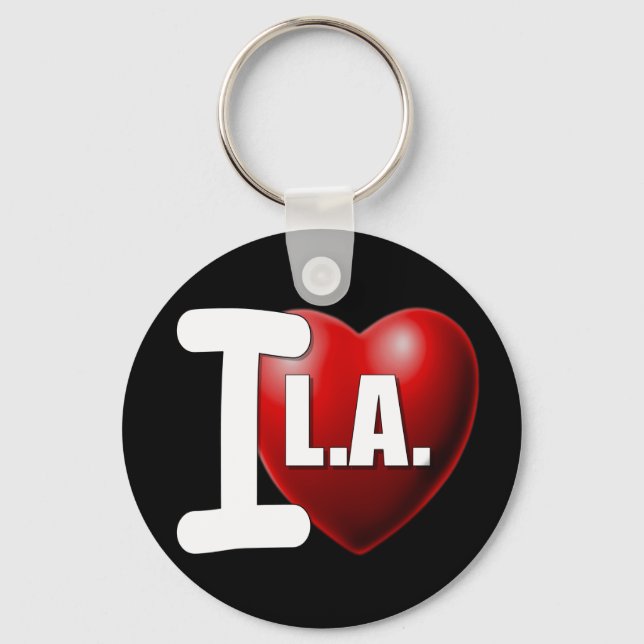 Chaveiro I Heart Los Angeles - I Love LA (Frente)
