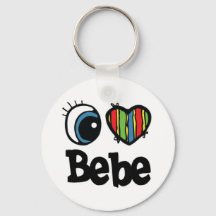 Chaveiro I Heart (Love) Bebe