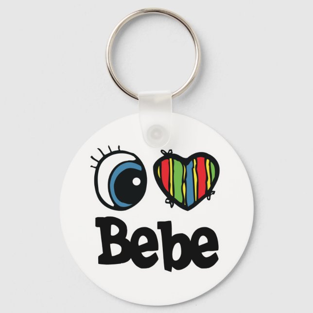Chaveiro I Heart (Love) Bebe (Frente)