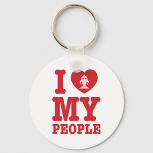 Chaveiro I Heart (Love) Erawan My Lao Pessoas