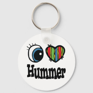 Chaveiro I Heart (Love) Hummer