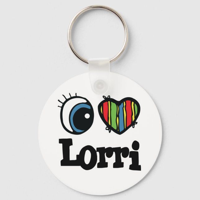 Chaveiro I Heart (Love) Lorri (Frente)