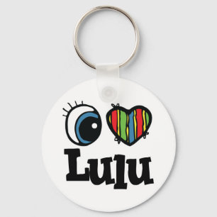 Chaveiro I Heart (Love) Lulu