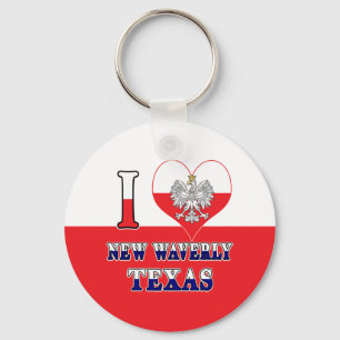 Chaveiro I Heart Love New Waverly Texas