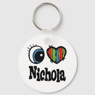Chaveiro I Heart (Love) Nichola