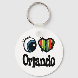 Chaveiro I Heart (Love) Orlando