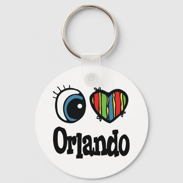 Chaveiro I Heart (Love) Orlando (Frente)
