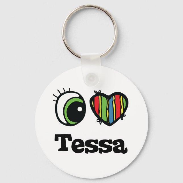 Chaveiro I Heart (Love) Tessa (Frente)