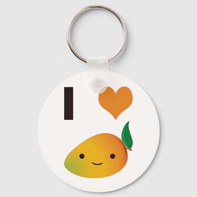 Chaveiro I Heart Mango (Frente)