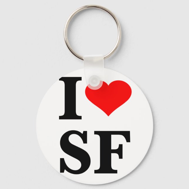 Chaveiro I Heart San Francisco (Frente)