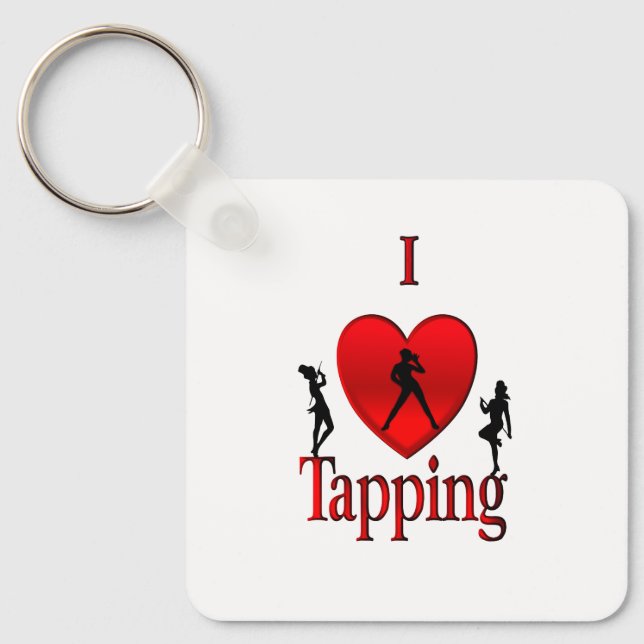 Chaveiro I Heart Tap Dance (Frente)