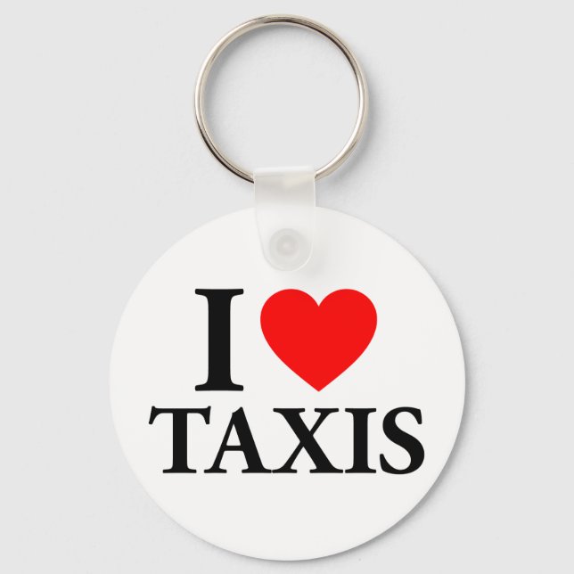 Chaveiro I Heart Taxis (Frente)