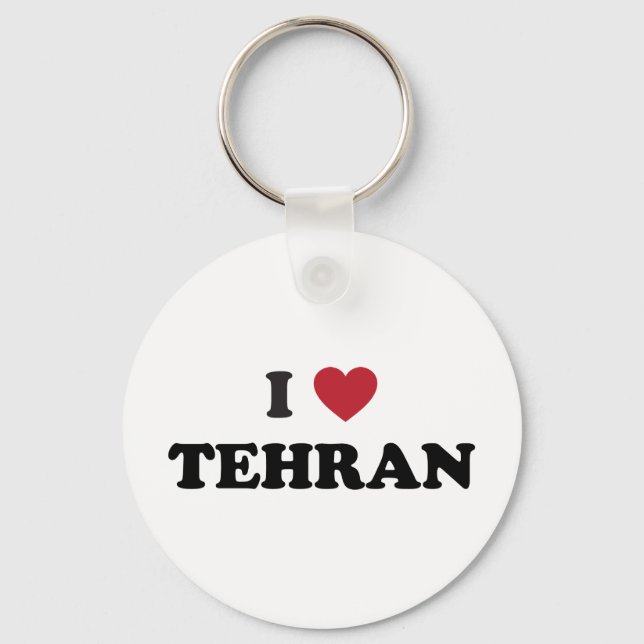Chaveiro I Heart Tehran Iran (Frente)