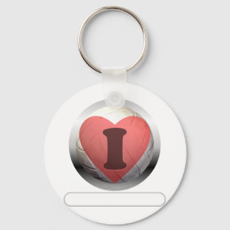 Chaveiro I heart Volleyball- add your words