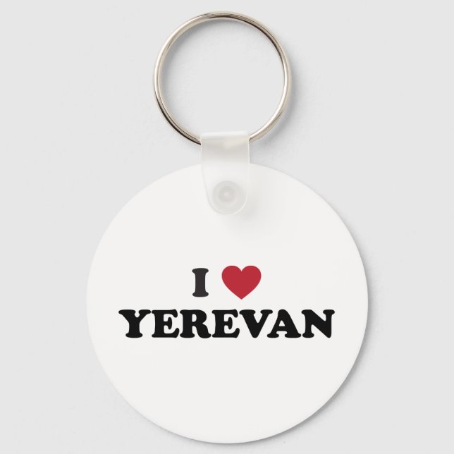 Chaveiro I Heart Yerevan Armênia (Frente)