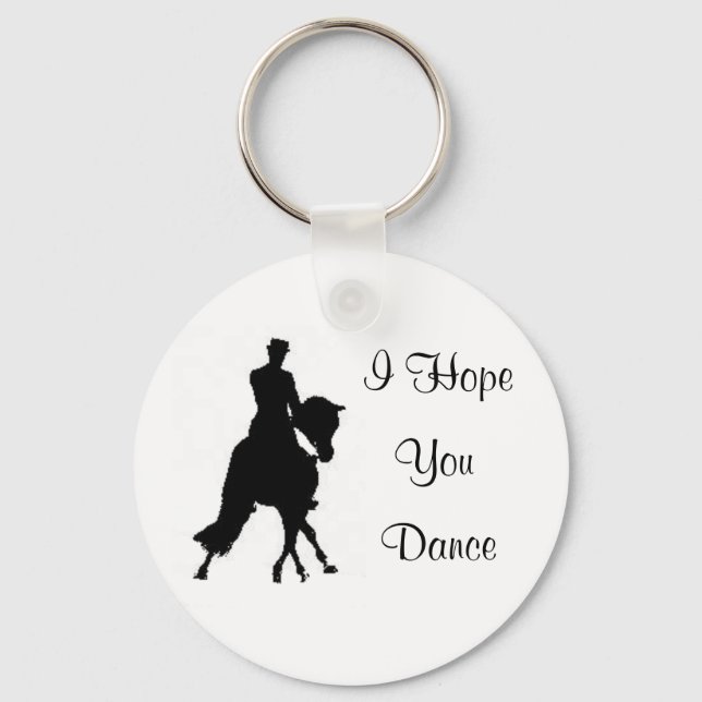 Chaveiro I Hope You Dance Dressage Horse Key Chain (Frente)