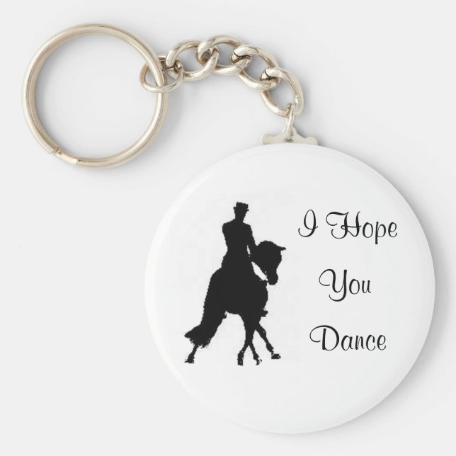Chaveiro I Hope You Dance Dressage Horse Key Chain (Frente)