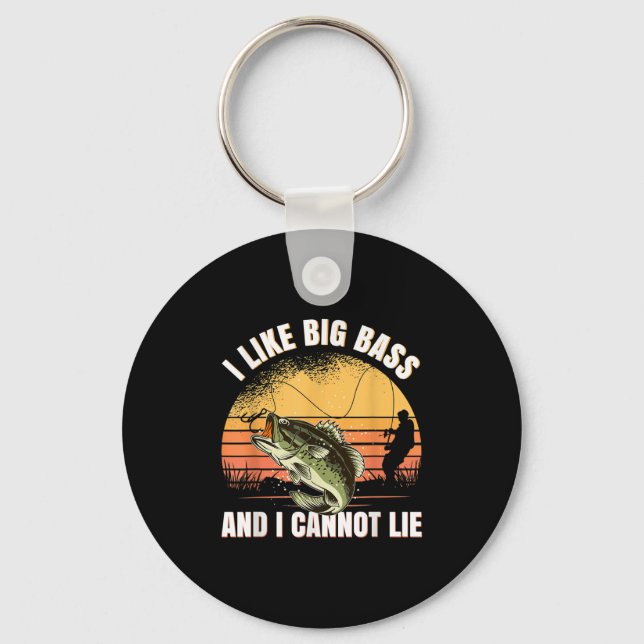 Chaveiro I Like Big B And I Cannot Lie Fishing  (Frente)