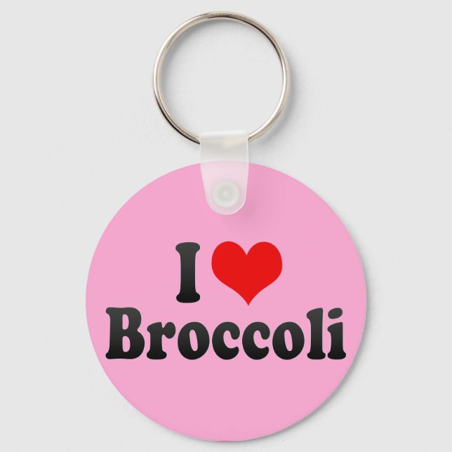 Chaveiro I Love Broccoli (Frente)