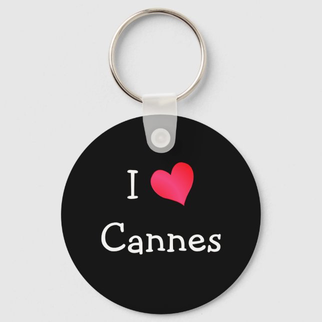 Chaveiro I Love Cannes (Frente)