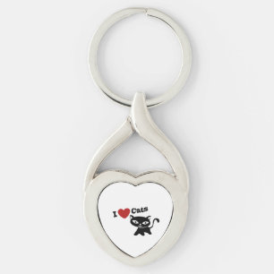 Chaveiro I love cats
