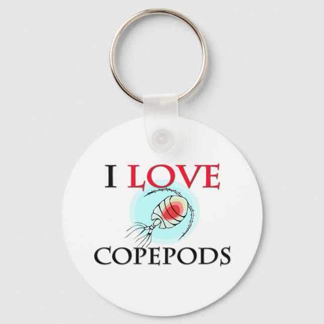 Chaveiro I Love Copepods (Frente)