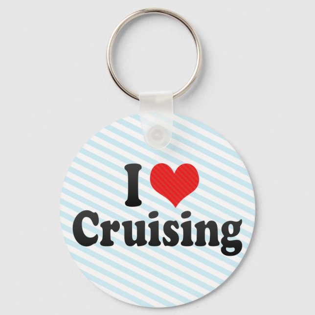 Chaveiro I Love Cruising (Frente)
