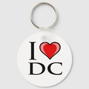 Chaveiro I Love DC - Distrito de Columbia