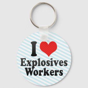 Chaveiro I Love Explosives Workers